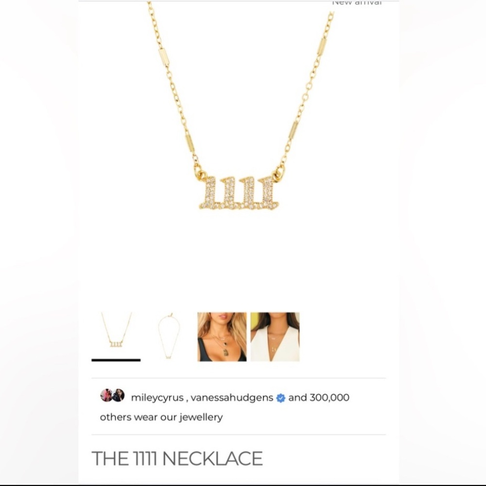 CELESTE STARRE “THE 11:11 NECKLACE” NWT, NIB - Picture 10 of 11